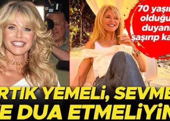 70 yaşına basan üstün model gençlere taş çıkarıyor: Artık yemek yemeli, dua etmeli, sevmeliyim!