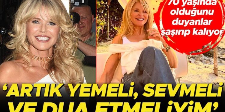 70 yaşına basan üstün model gençlere taş çıkarıyor: Artık yemek yemeli, dua etmeli, sevmeliyim!