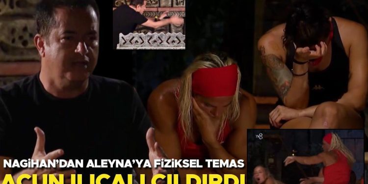 Aleyna Kalaycıoğlu ve Nefise Karatay birbirine girdi…  Acun Ilıcalı çıldırdı!  Fizikî temasta bulunan Nagihan Karadere diskalifiye mi olacak?