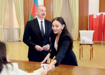 Azerbaycan 5. kere ‘Aliyev’ dedi: Karabağ zaferinden seçim galibiyetine