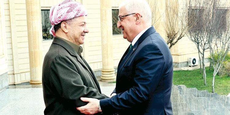 Bakan Güler Erbil’de Barzani ile görüştü