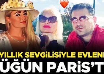 Banu Alkan 2 yıllık sevgilisi Kemal Yıldız ile evlendi… Düğün Paris’te!