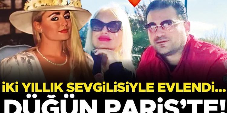 Banu Alkan 2 yıllık sevgilisi Kemal Yıldız ile evlendi… Düğün Paris’te!
