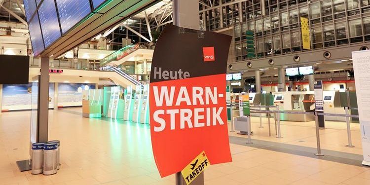 Berlin ve Köln’de havalimanları boş kaldı