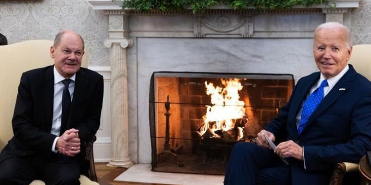 Beyaz Saray’da kritik zirve!  Biden ve Scholz, Ukrayna ile Orta Doğu’yu görüştü