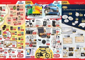 BİM AKTÜEL 27 ŞUBAT- 1 MART 2024 KATALOĞU YENİ! Bu hafta bim’e gelecek eserler neler? Robot Süpürge, Elektrikli Bisiklet, Dikey Süpürge BİM’de…