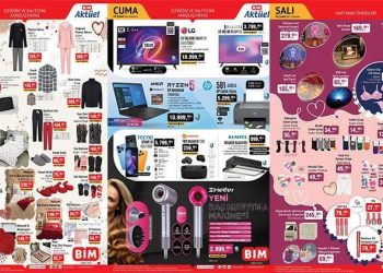 BİM aktüel 6 Şubat – 9 Şubat 2024 kataloğu ||  BİM kataloğu bu hafta 12 sayfa! Yeni Saç Kurutma Makinesi, Bebek Bezi, Mop Paklık Seti BİM’de…