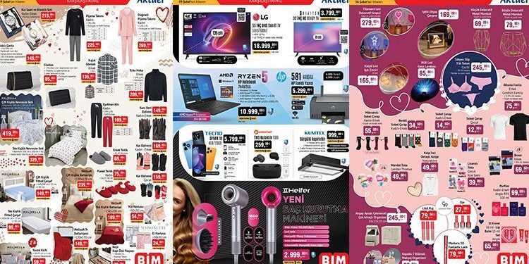 BİM aktüel 6 Şubat – 9 Şubat 2024 kataloğu ||  BİM kataloğu bu hafta 12 sayfa! Yeni Saç Kurutma Makinesi, Bebek Bezi, Mop Paklık Seti BİM’de…