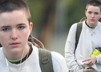 Boşanan ünlü çiftin kızı ‘biraz’ asi çıktı… Artık saçıyla uğraşmasına gerek kalmadı