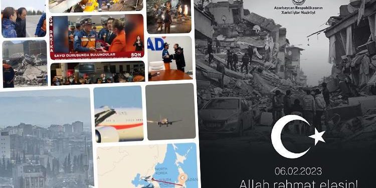 Büyükelçiliklerden 6 Şubat paylaşımları