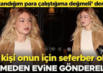 ‘Çalışacaksam kazandığım para beni tatmin etmeli’ demişti… 40 kişi seferber oldu… Gigi’yi üzmeyelim, konuta gönderelim