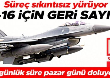 F-16 için geri sayım