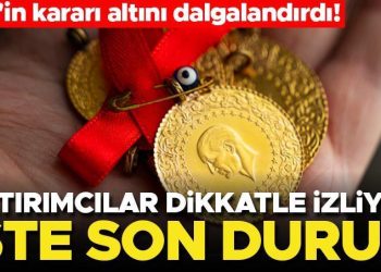 Fed’in kararı altını dalgalandırdı! Yatırımcılar dikkatle izliyor… İşte son durum