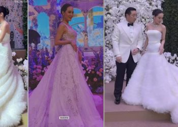 Gelinliğin birini çıkardı başkasını giydi. Bu türlü oldu varlıklı düğünü