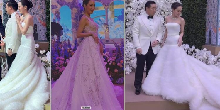 Gelinliğin birini çıkardı başkasını giydi. Bu türlü oldu varlıklı düğünü