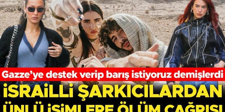 İsrailli rapçilerden Filistin’e dayanak veren ünlülere mevt çağrısı!