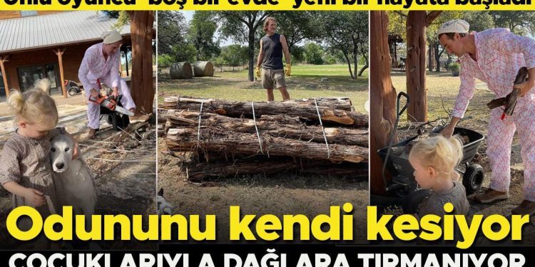 Kaç kayıplar yaşadı, iş ortağından darbe yedi… Ünlü oyuncu boş bir meskende yeni hayatına başladı… Odun kesip altı çocuğuyla dağlara tırmanıyor