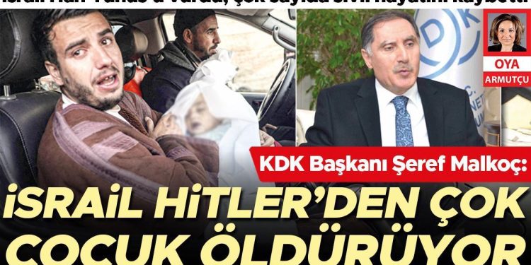 KDK Lideri Gurur Malkoç: İsrail Hitler’den çok çocuk öldürüyor