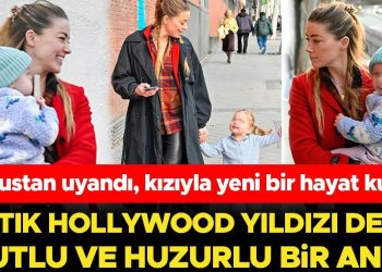 Kızını yanına alıp öbür diyarlarda yeni hayatını kurmuştu… O artık bir Hollywood yıldızı değil yalnızca keyifli ve huzurlu bir anne