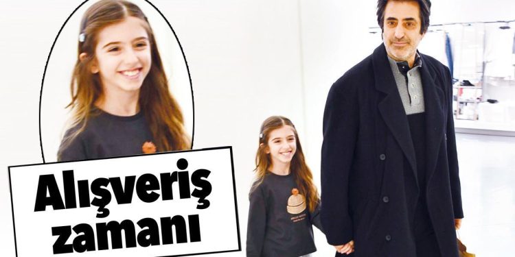 Mahsun Kırmızıgül ile kızı Lavin alışverişte