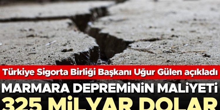 Marmara zelzelesinin maliyeti 325 milyar dolar