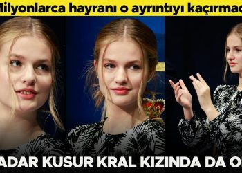Meraklı gözler o ayrıntıyı kaçırmadı: O kadar kusur kral kızında da olur!
