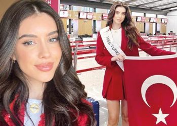 Miss Turkey 2022 birincisi Nursena Say Hindistan’da kampa girdi