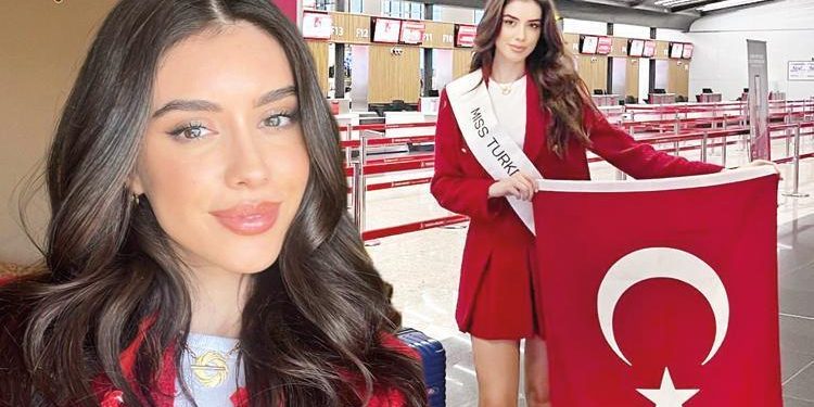 Miss Turkey 2022 birincisi Nursena Say Hindistan’da kampa girdi