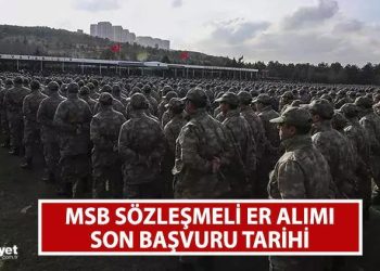 MSB 2024 KONTRATLI ER ALIMI MÜRACAAT TARİHLERİ | Kara Kuvvetleri Komutanlığı (KKK) kontratlı er alımı başvurusu ne vakit bitiyor, kaideleri neler?