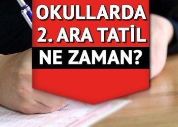 OKULLAR NE VAKİT TATİL OLACAK 2024 | Orta tatile kaç gün kaldı, nisan orta tatili hangi tarihte? MEB 2023-2024 orta tatil takvimi bilgisi…
