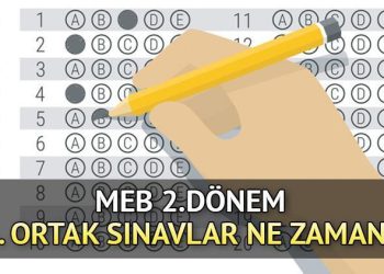 Okullarda 2. periyot 1. yazılı imtihanı ne vakit? MEB ortak yazılı imtihanı bahis dağılımı tablosu paylaşıldı!