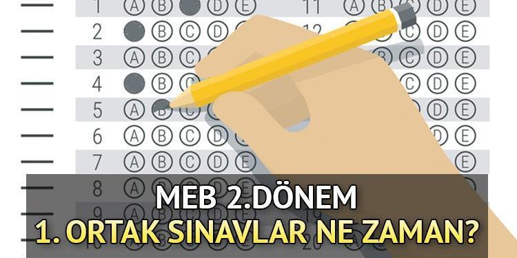 Okullarda 2. periyot 1. yazılı imtihanı ne vakit? MEB ortak yazılı imtihanı bahis dağılımı tablosu paylaşıldı!