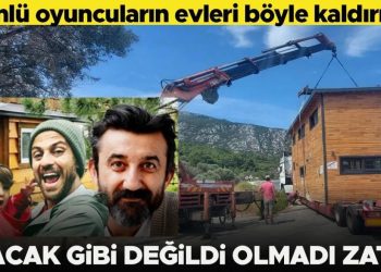 “Olacak üzere değildi olmadı da zaten!” Karaburun’da ünlü oyuncuların tiny house’ları kaldırıldı