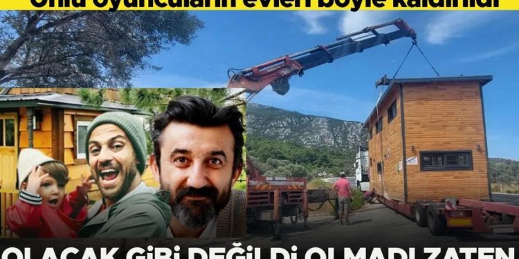 “Olacak üzere değildi olmadı da zaten!” Karaburun’da ünlü oyuncuların tiny house’ları kaldırıldı