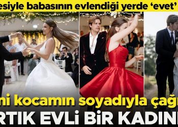 Onlara bir düğün yetmemişti: Artık evli bir bayanım, bana kocamın soyadıyla seslenin!
