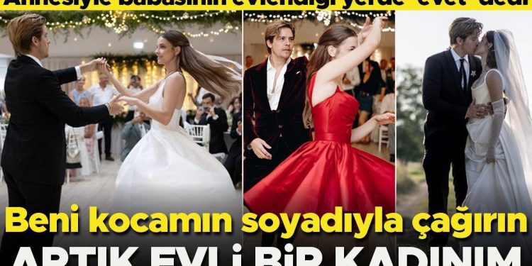 Onlara bir düğün yetmemişti: Artık evli bir bayanım, bana kocamın soyadıyla seslenin!