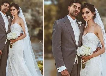 Oyuncu çift altı yıl sonra bir daha evlendi… Memleket havasında renkli düğün