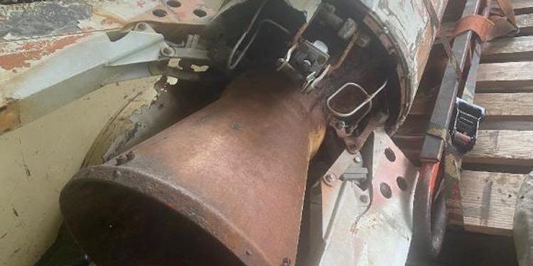 Polis gözlerine inanamadı!  Meskenden nükleer başlık taşımak için tasarlanmış roket çıktı