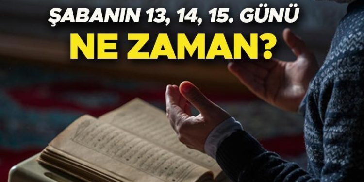 Şaban ayının 13, 14, 15. günü ne vakit? Şaban ayında oruç tutulur mu, ne vakit kaç gün tutulur? İşte Diyanet dini günler takvimi 2024!