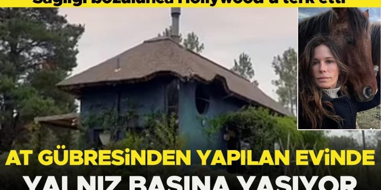 Sıhhati bozulunca Hollywood’u terk etti… At gübresinden yapılan meskeninde tek başına yaşıyor