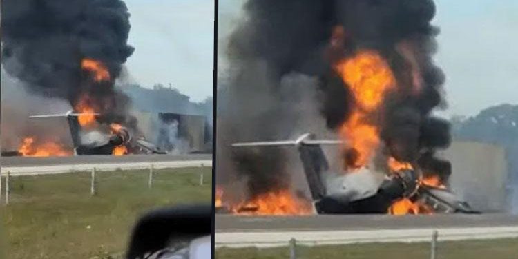 Son dakika: ABD’de özel jet kent merkezine düştü