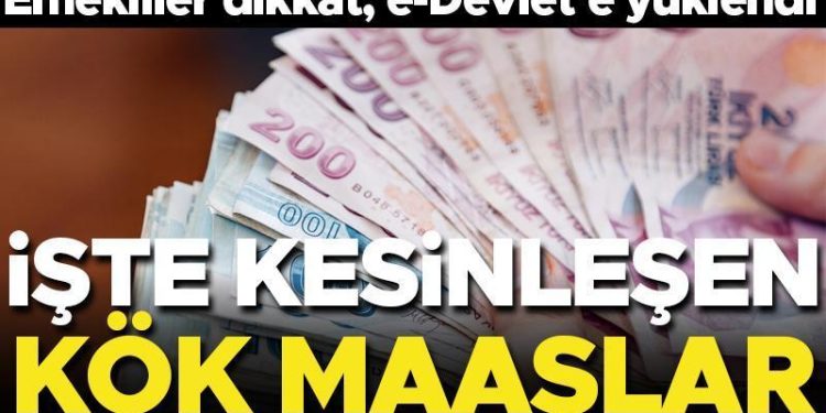 Son dakika… Emekliler için kök maaşlar değişti! İşte mutlaklaşan kök maaşları hesaplama formülü