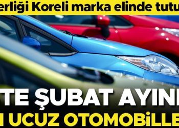 Son dakika… İşte en ucuza satılan araba… Liderliği Koreli marka elinde tutuyor