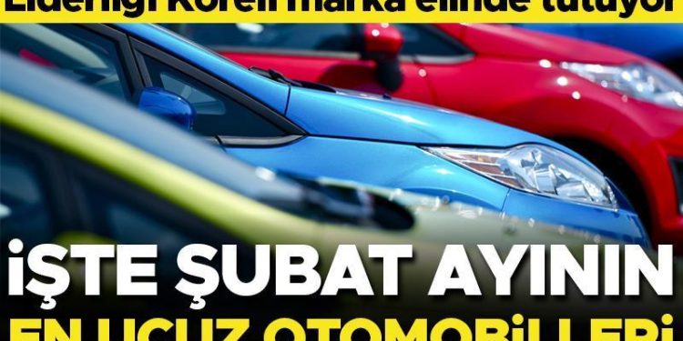 Son dakika… İşte en ucuza satılan araba… Liderliği Koreli marka elinde tutuyor