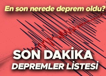 SON DAKİKA ZELZELELER EKRANI 1 ŞUBAT 2024 | Az evvel sarsıntı mi oldu? En son nerede ve kaç büyüklüğünde zelzele oldu? İşte AFAD ve Kandilli son sarsıntılar listesi görüntüleme!