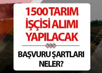 Tarım ve Orman Bakanlığı emekçi alımı kura sonuçları ne vakit açıklanacak? | İŞKUR 1.500 tarım personeli alımı müracaat kuralları neler? İşte emekçi alımı kura çekim tarihi!