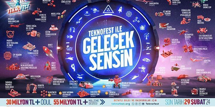 TEKNOFEST 2024 teknoloji müsabakalarına müracaat müddeti uzatıldı