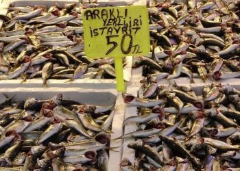 Tezgahlar istavritle dolup taşıyor