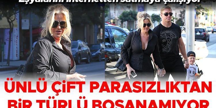 Ünlü çift parasızlıktan boşanamıyor: En sonunda mücevherlerini satmaya başladı