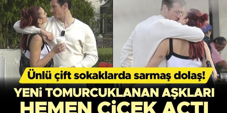 Ünlü çiftin alakası dolu dizgin… Yeni tomurcuklanan aşk acilen çiçek açtı: Taze sevgililer sokaklarda sarmaş dolaş!